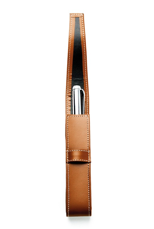 Schreibgeräteetui UNO CAMBRIDGE Top Grain Leder hellbraun